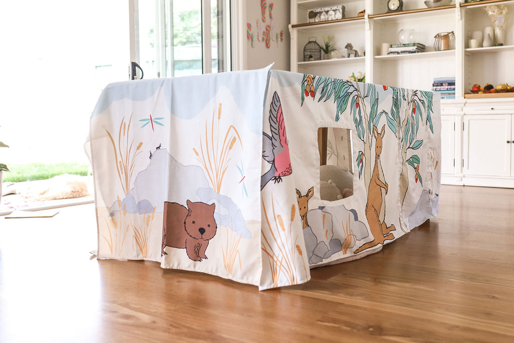 Image of Petite Maison Play Aussie Bush Table Tent Cubby