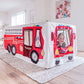 Image of Petite Maison Play Fire truck and station Table Tent Cubby